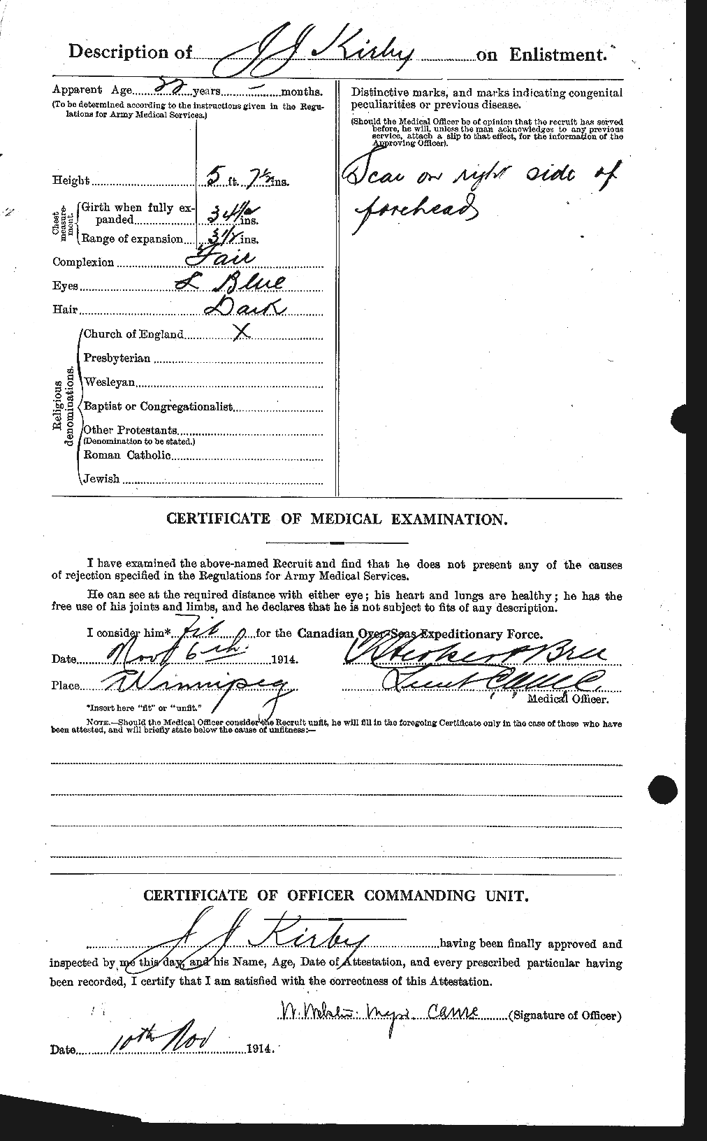 Personnel Records of the First World War - CEF 437220b