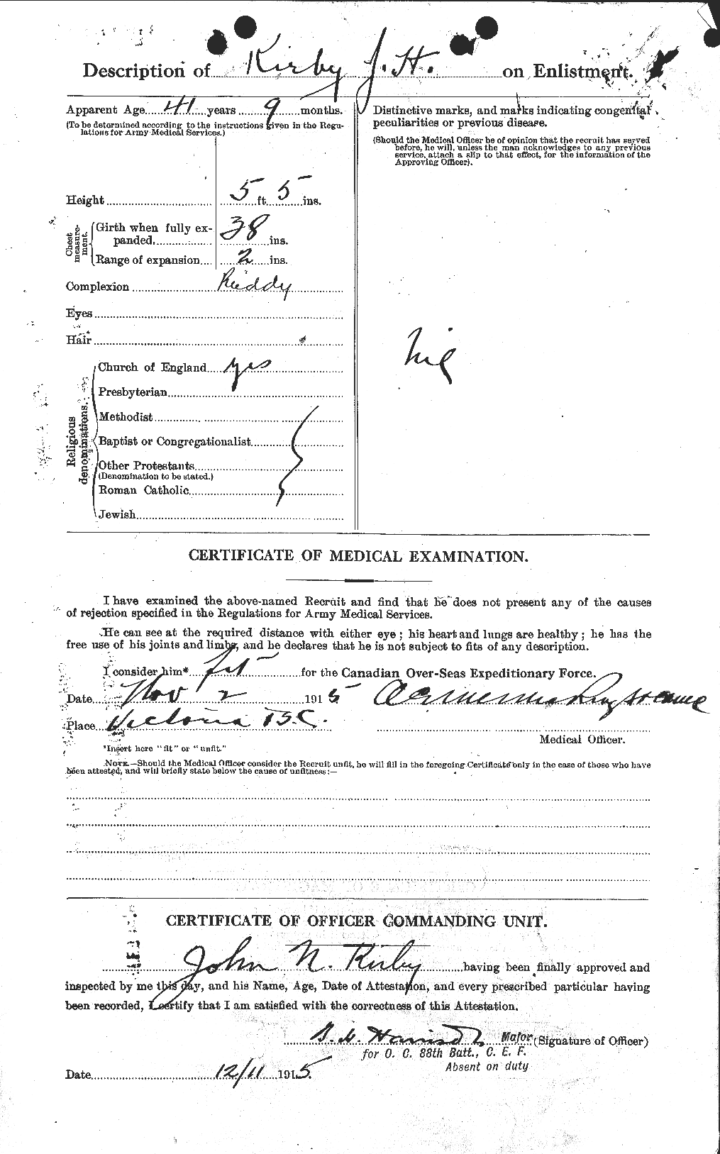 Personnel Records of the First World War - CEF 437232b