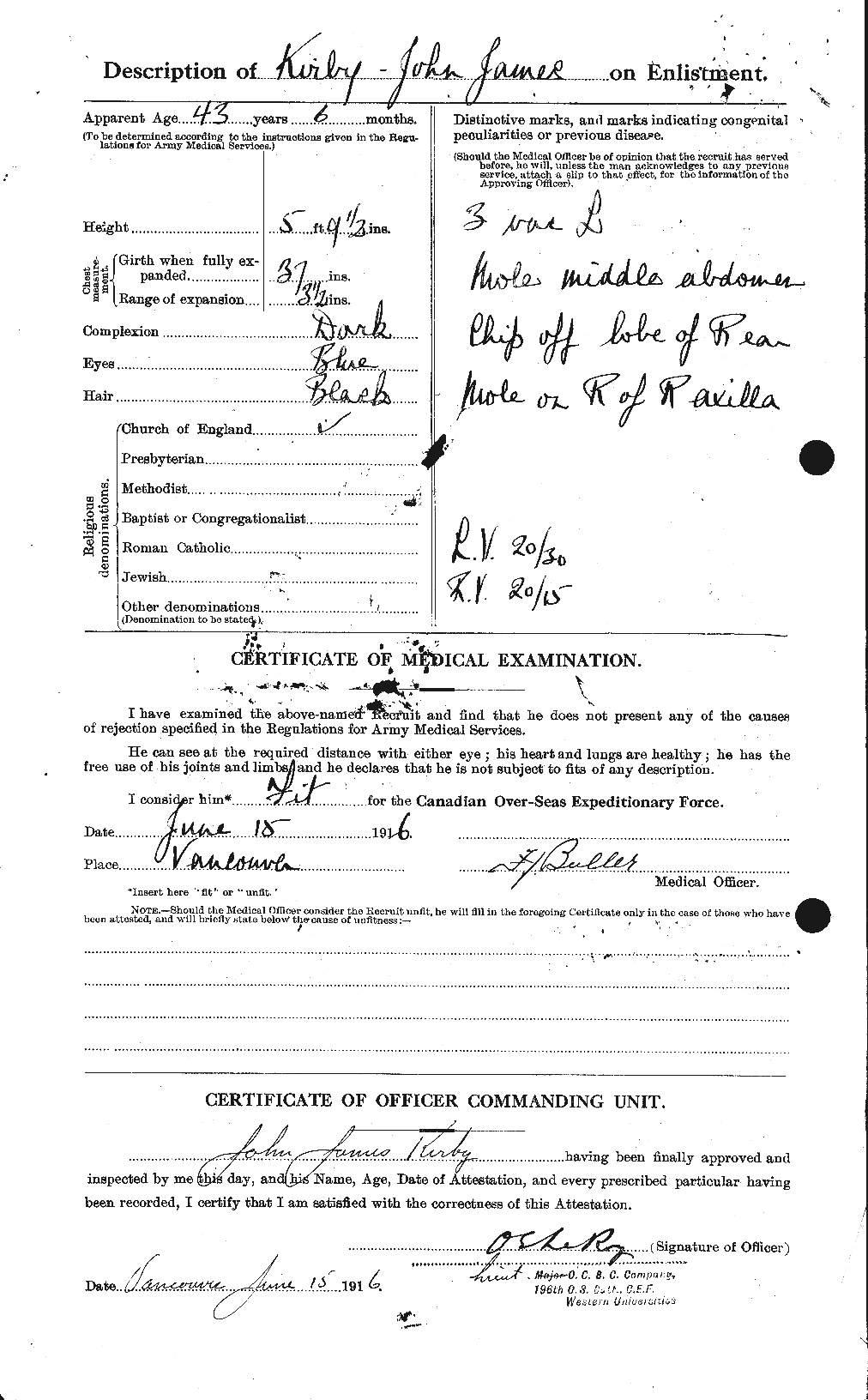 Personnel Records of the First World War - CEF 437234b