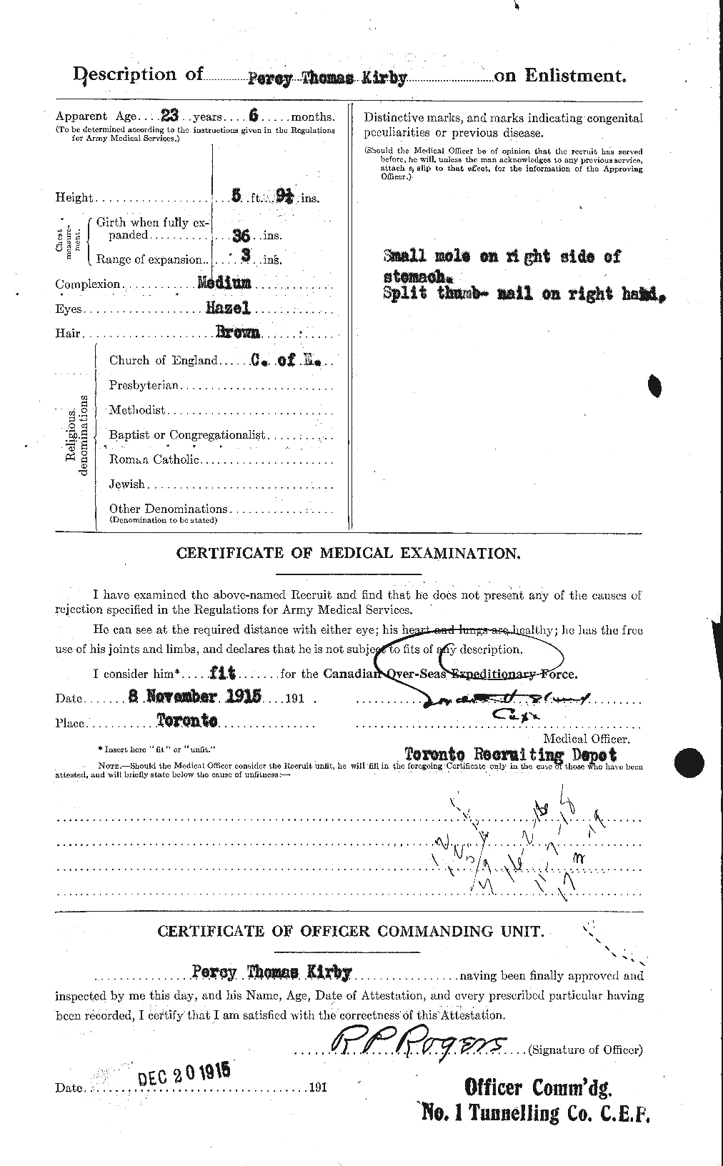 Personnel Records of the First World War - CEF 437260b
