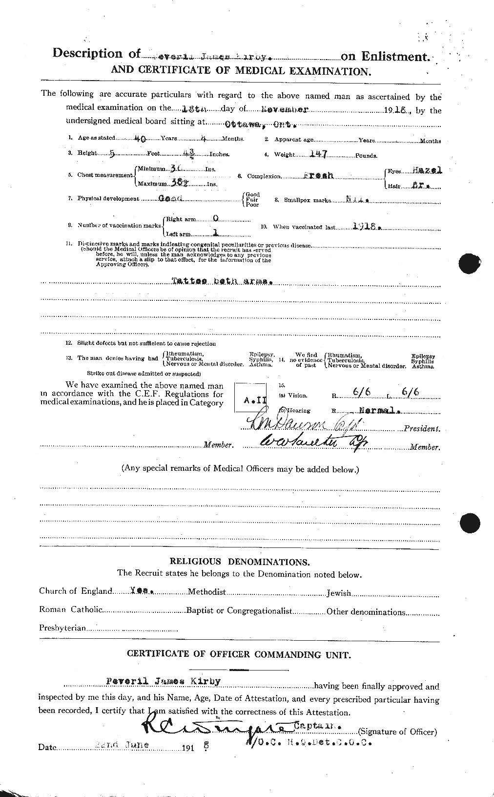Personnel Records of the First World War - CEF 437261b