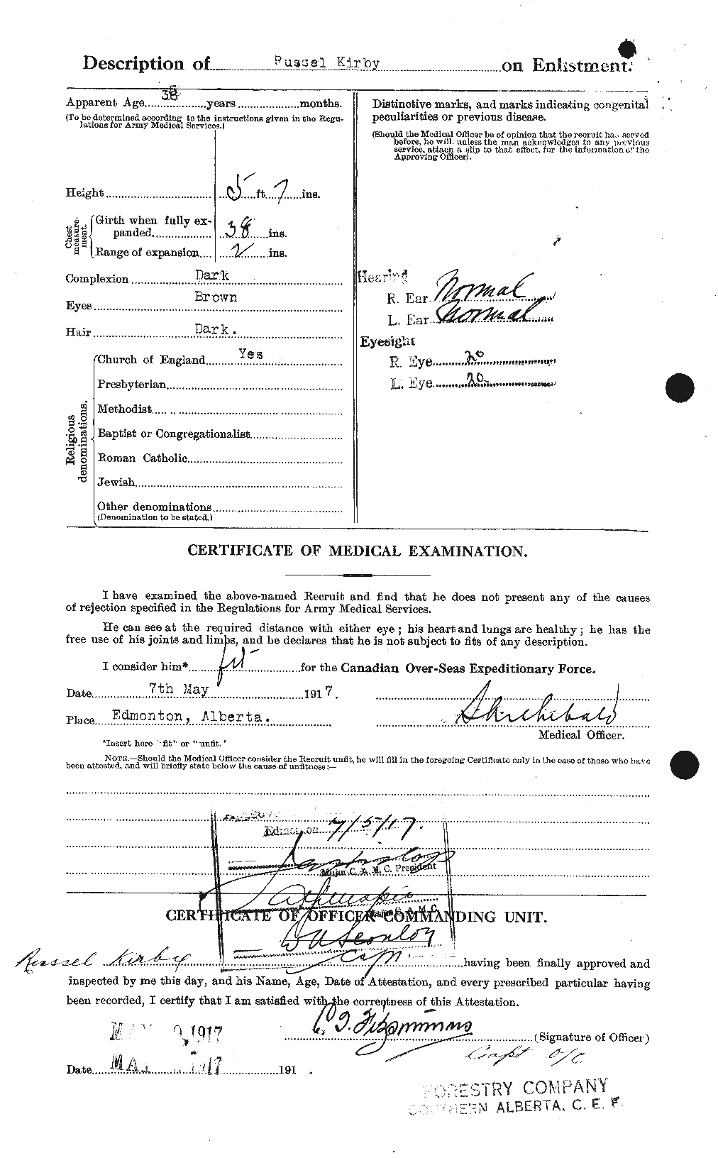 Personnel Records of the First World War - CEF 437271b