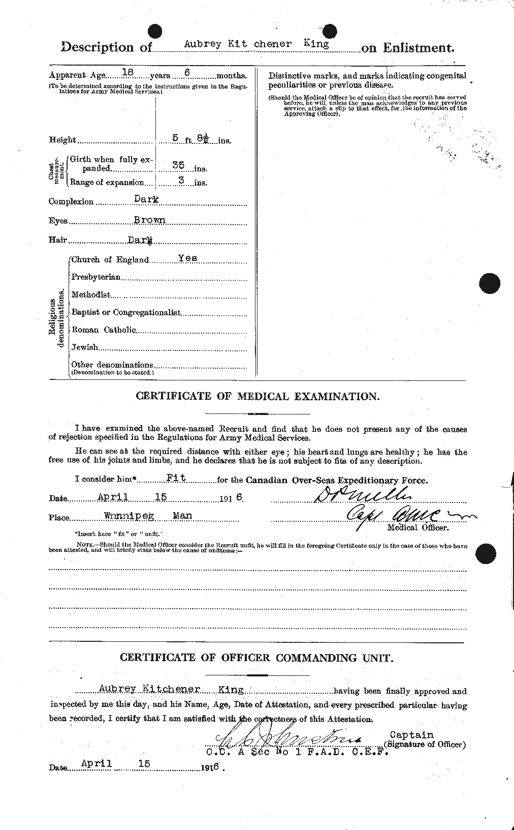 Personnel Records of the First World War - CEF 437720b