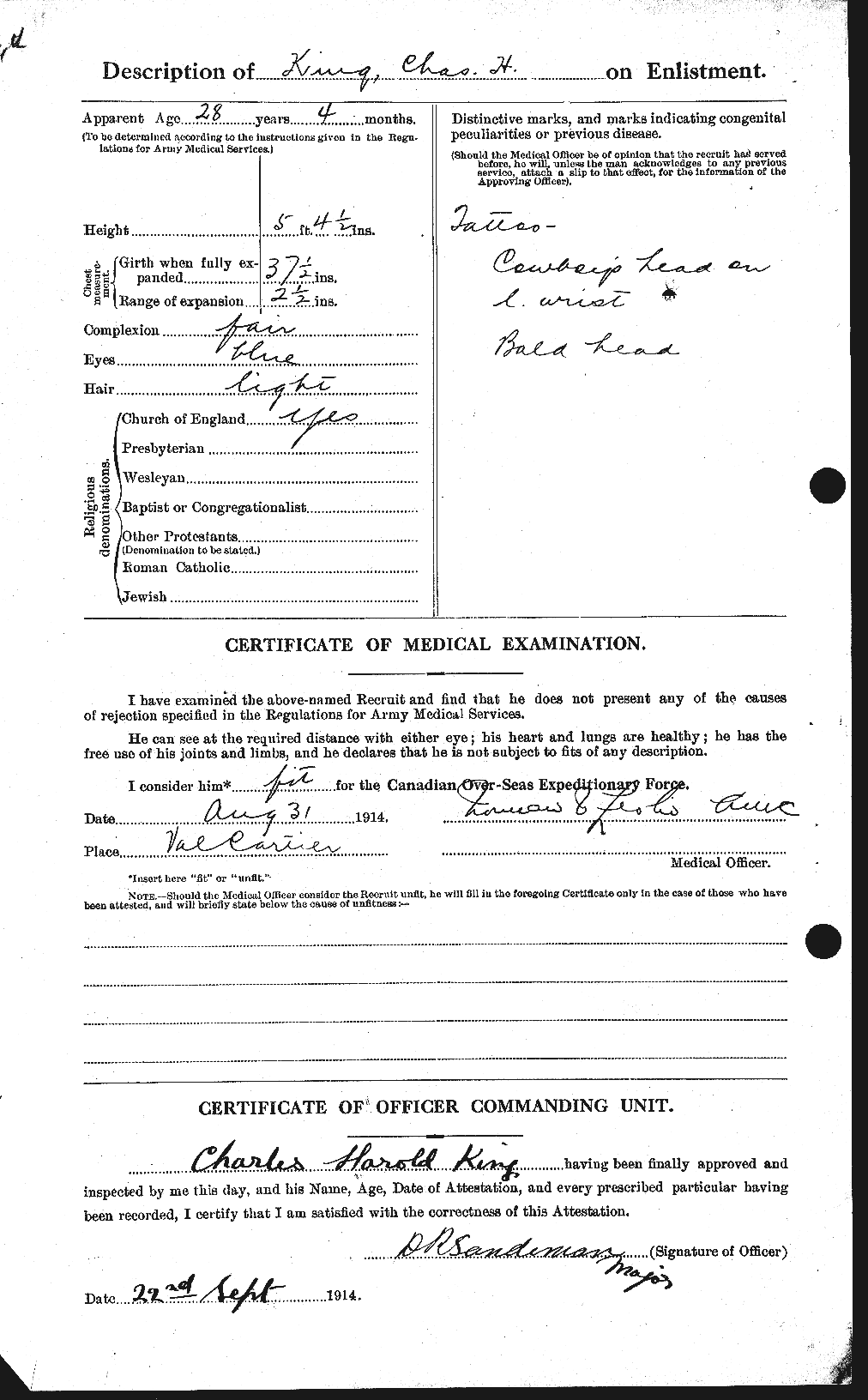 Personnel Records of the First World War - CEF 437776b