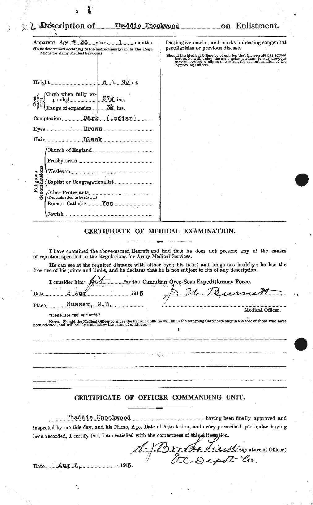 Personnel Records of the First World War - CEF 440194b