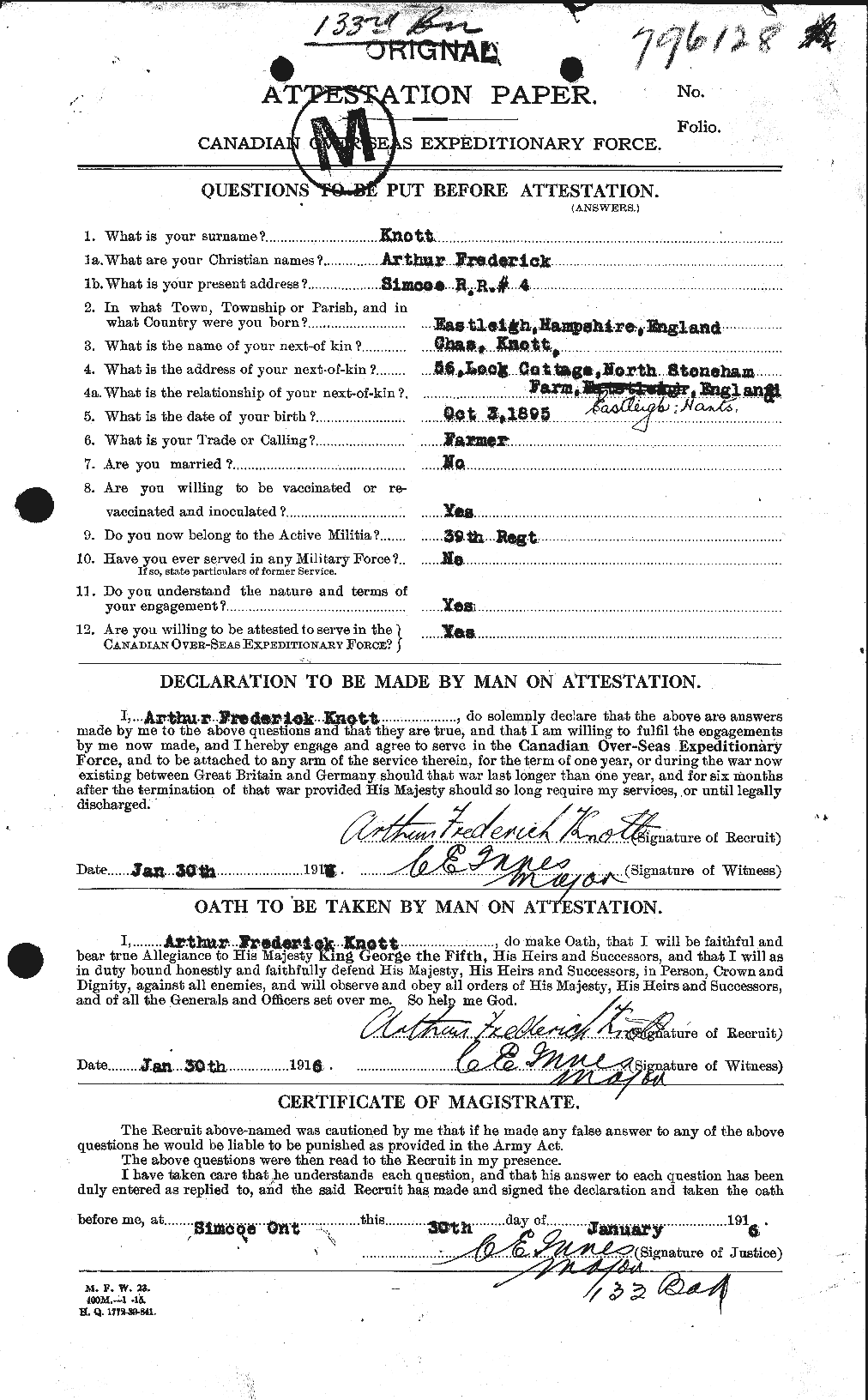Personnel Records of the First World War - CEF 440231a