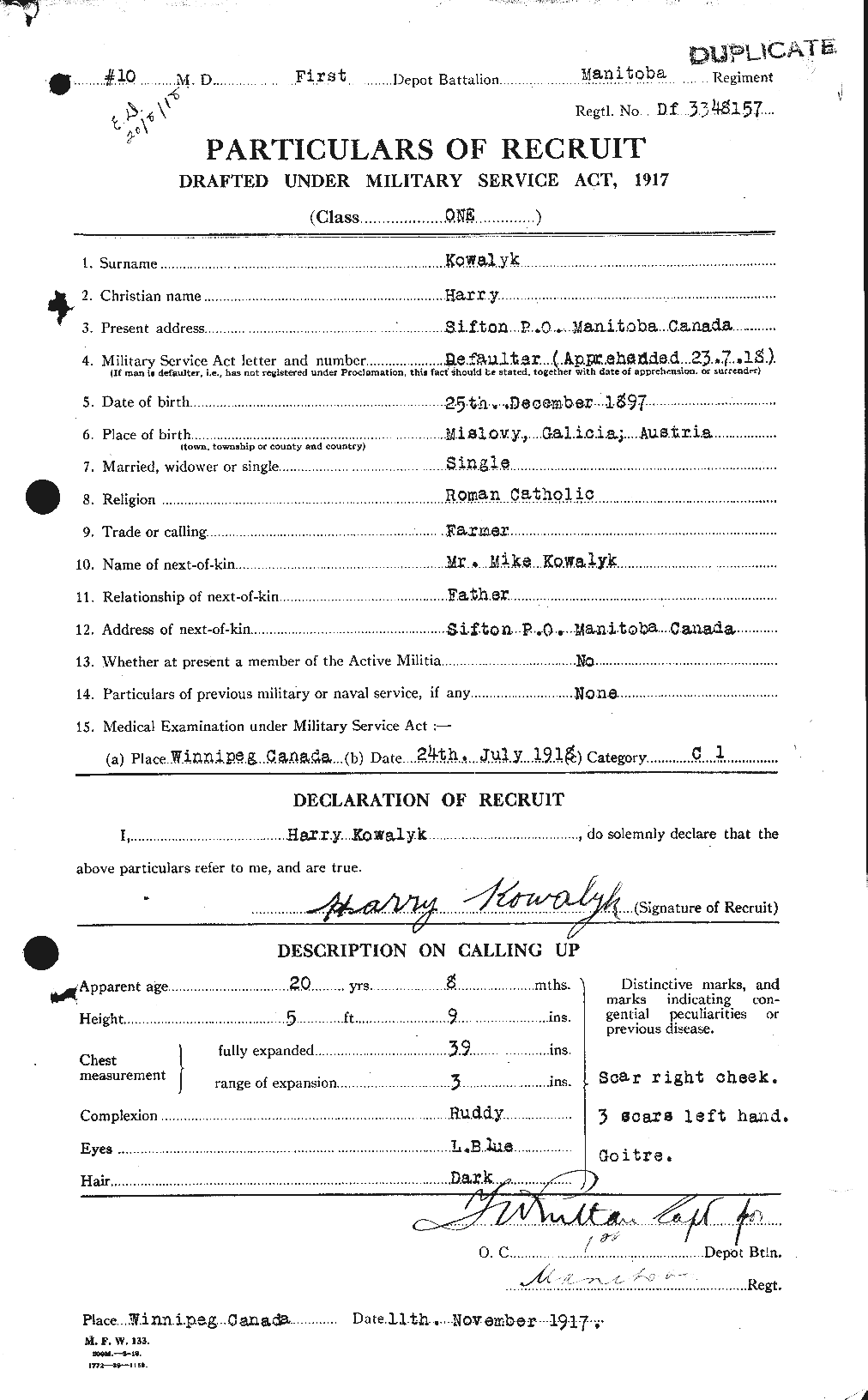 Personnel Records of the First World War - CEF 444026a