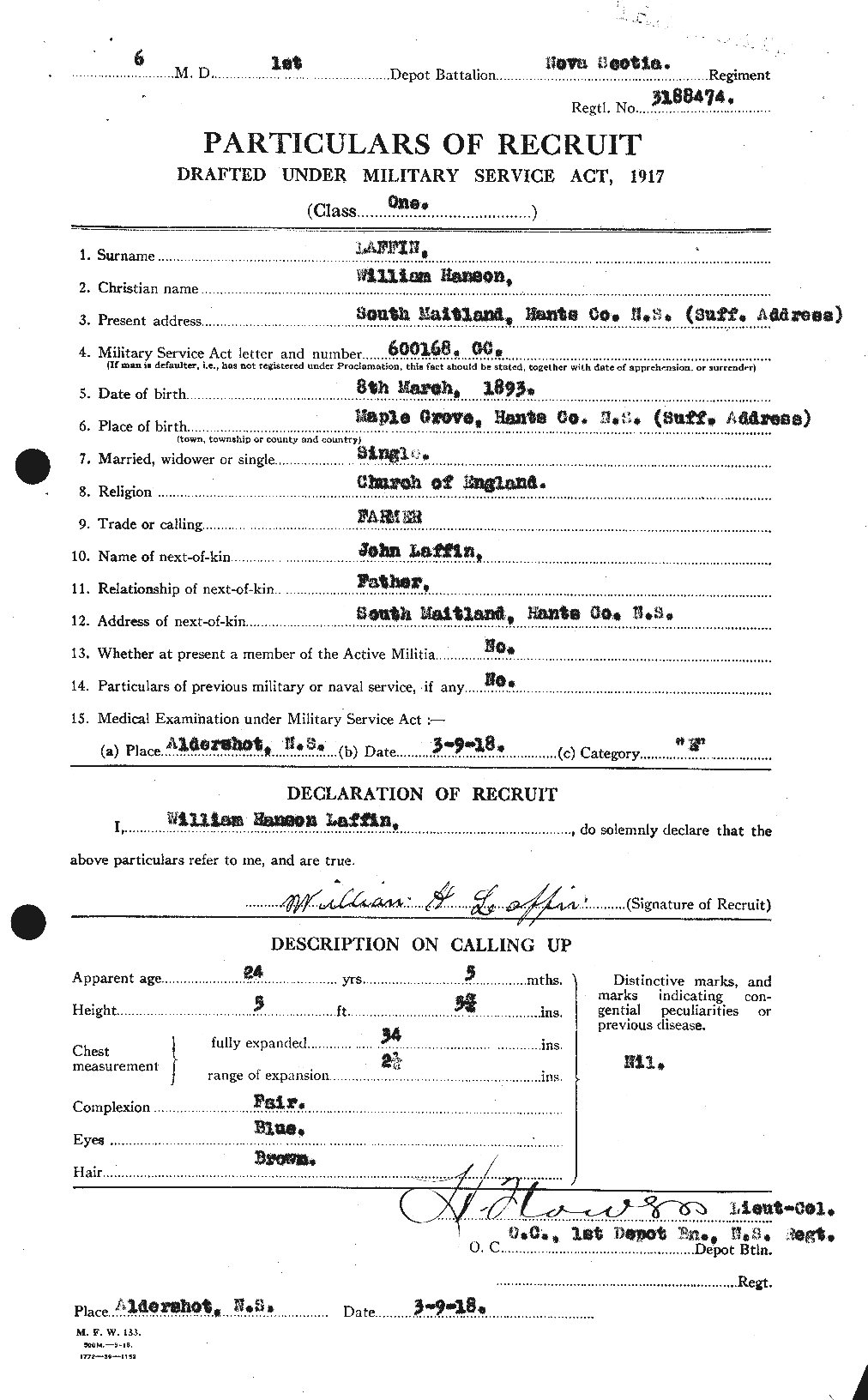 Personnel Records of the First World War - CEF 444919a