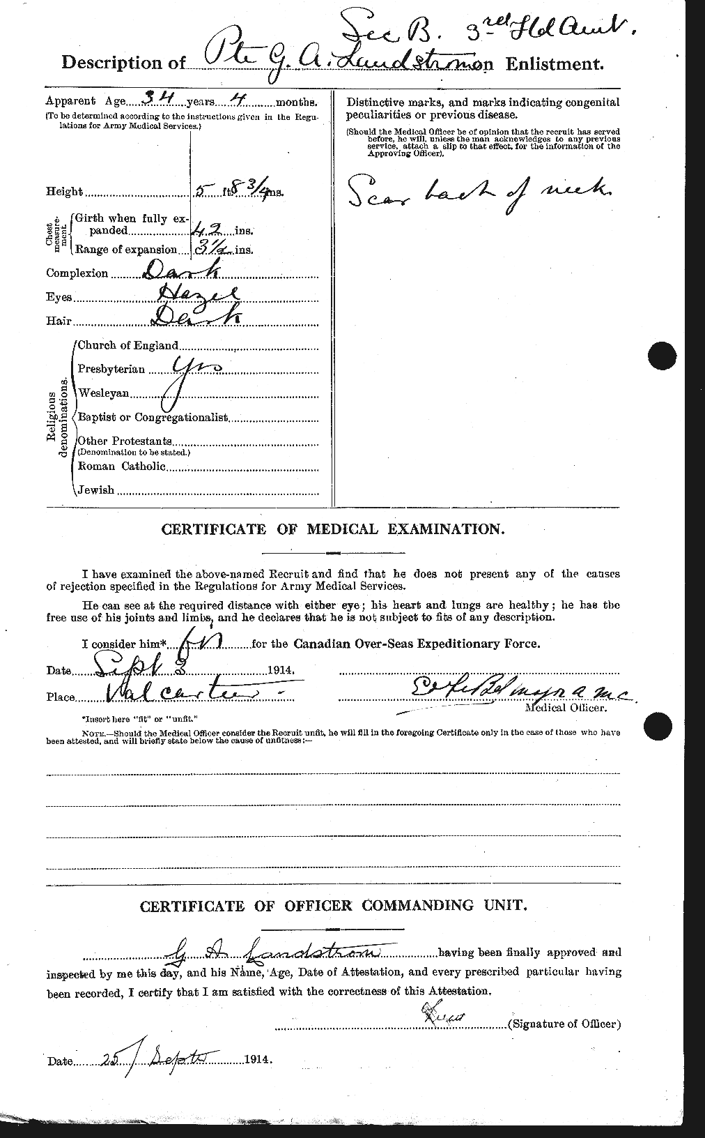Personnel Records of the First World War - CEF 447455b