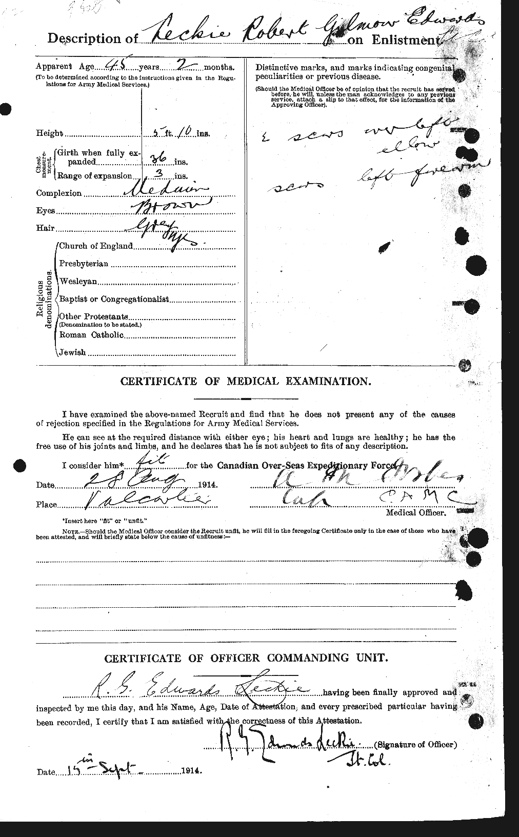 Personnel Records of the First World War - CEF 453611b