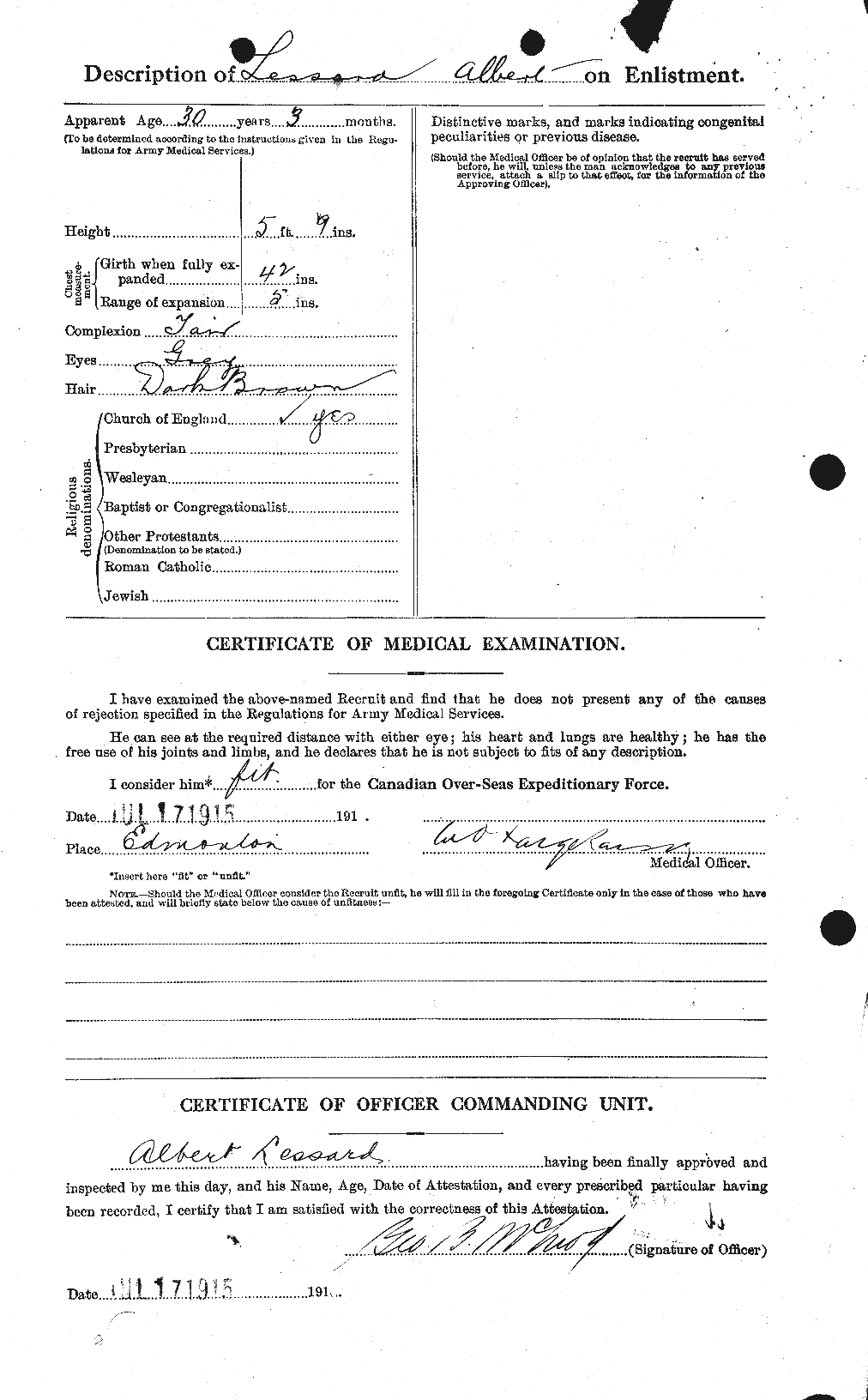 Personnel Records of the First World War - CEF 460410b