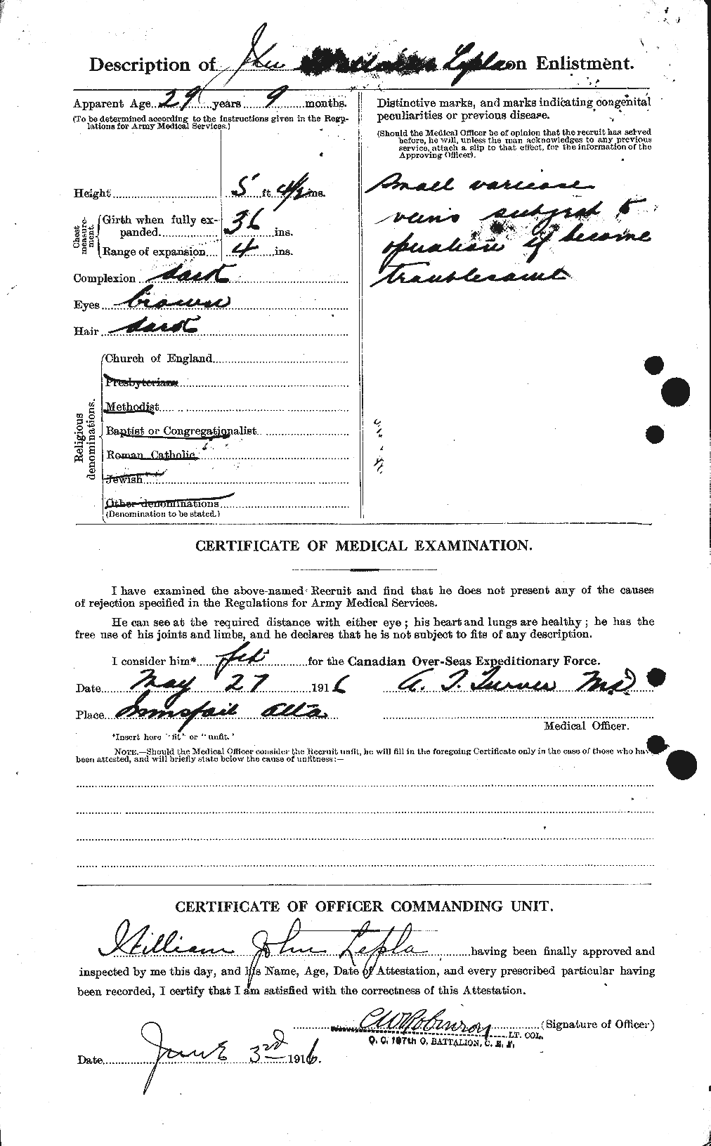 Personnel Records of the First World War - CEF 462962b