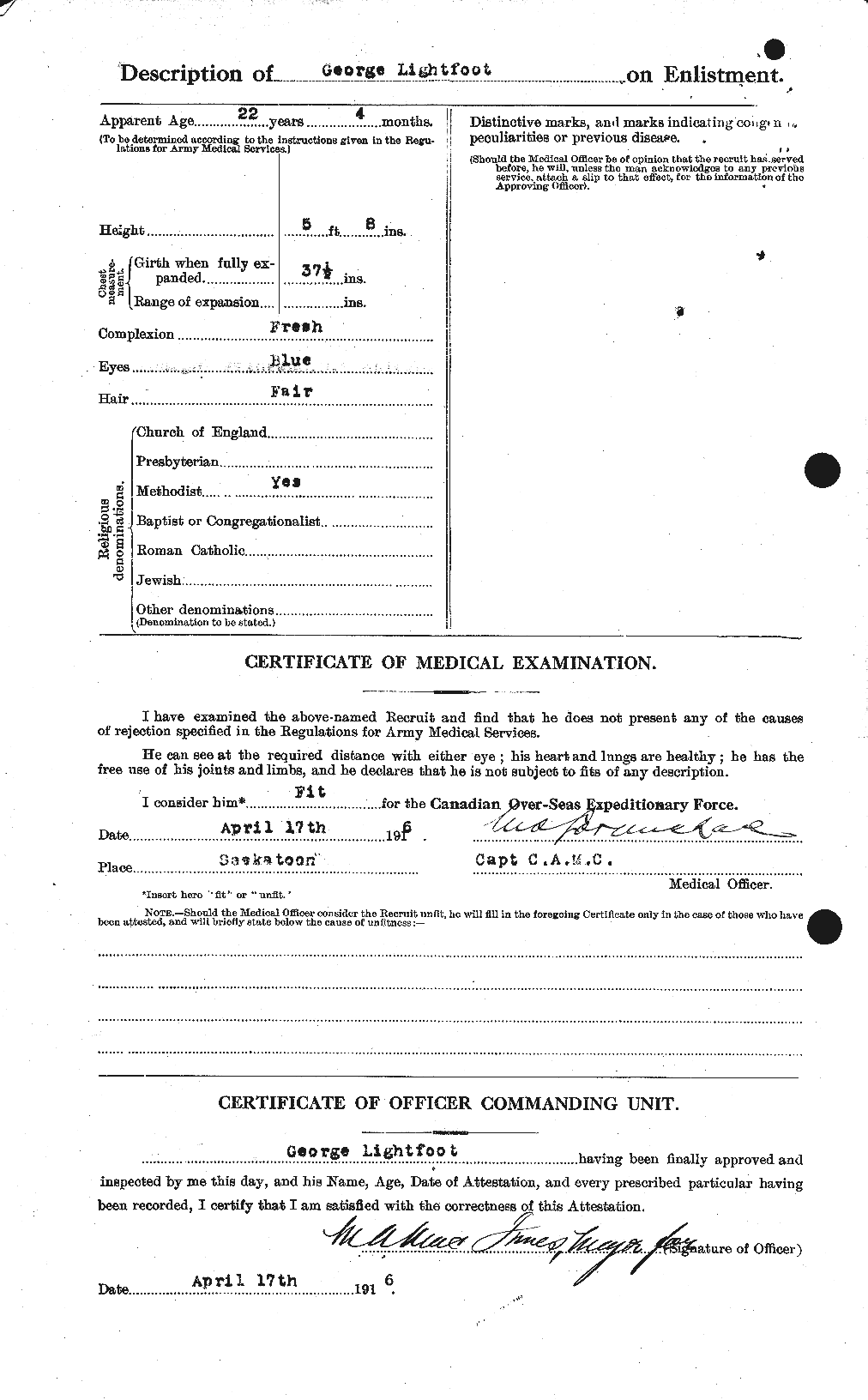Personnel Records of the First World War - CEF 465525b