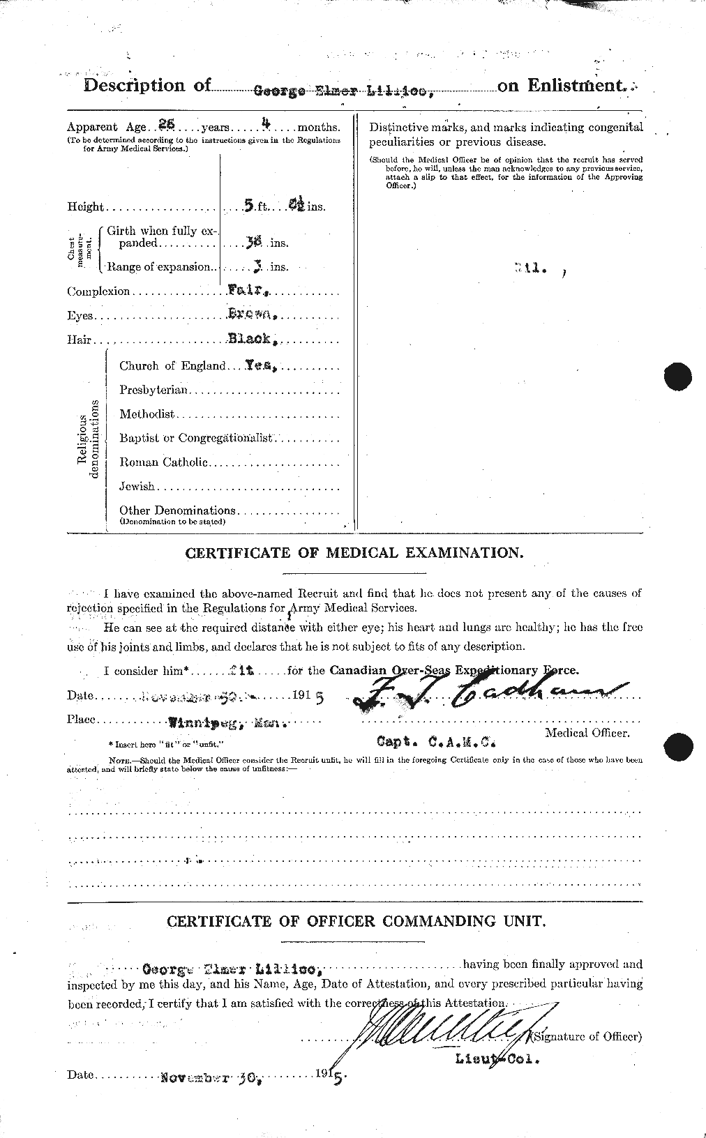 Personnel Records of the First World War - CEF 467455b