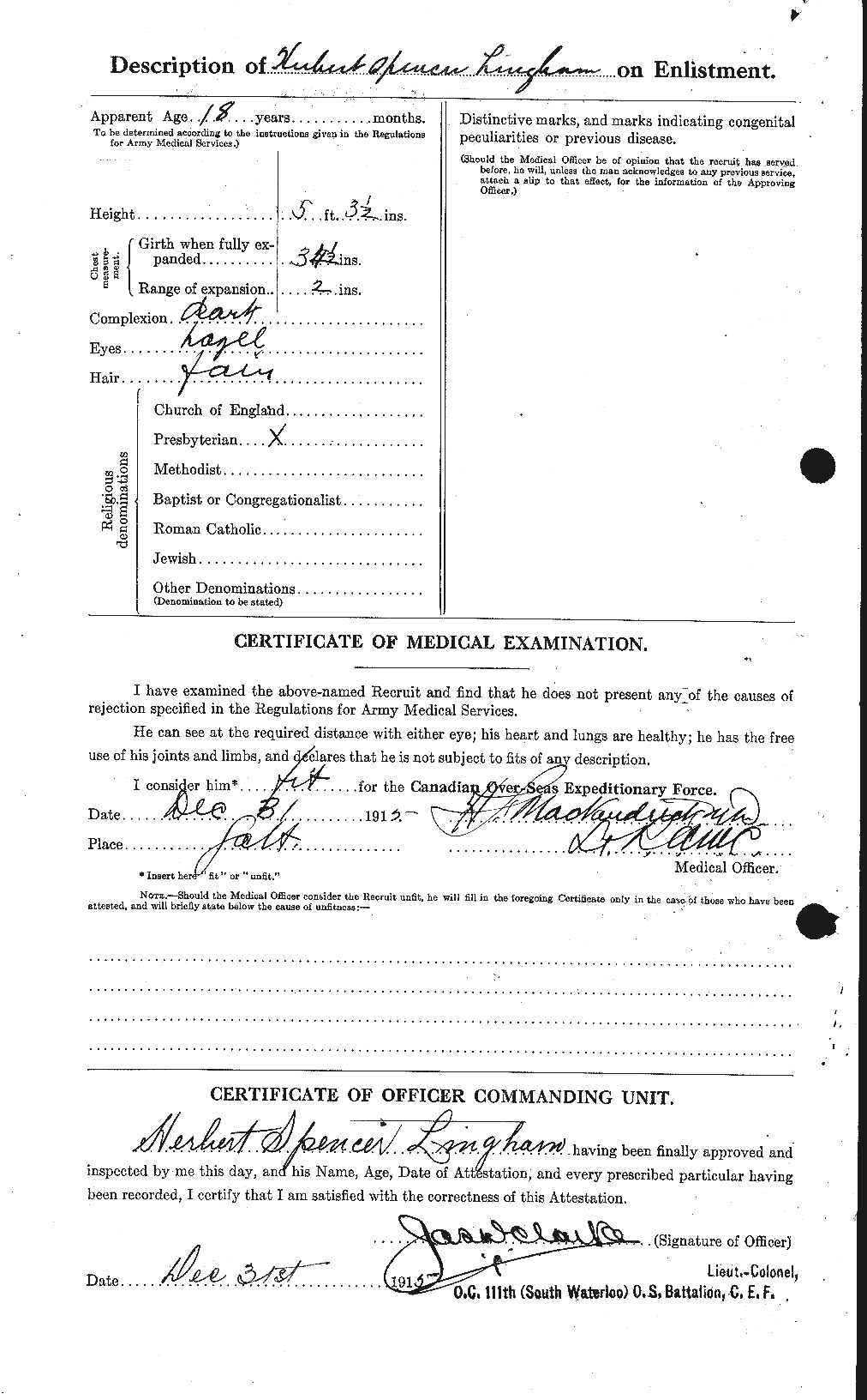 Personnel Records of the First World War - CEF 467974b