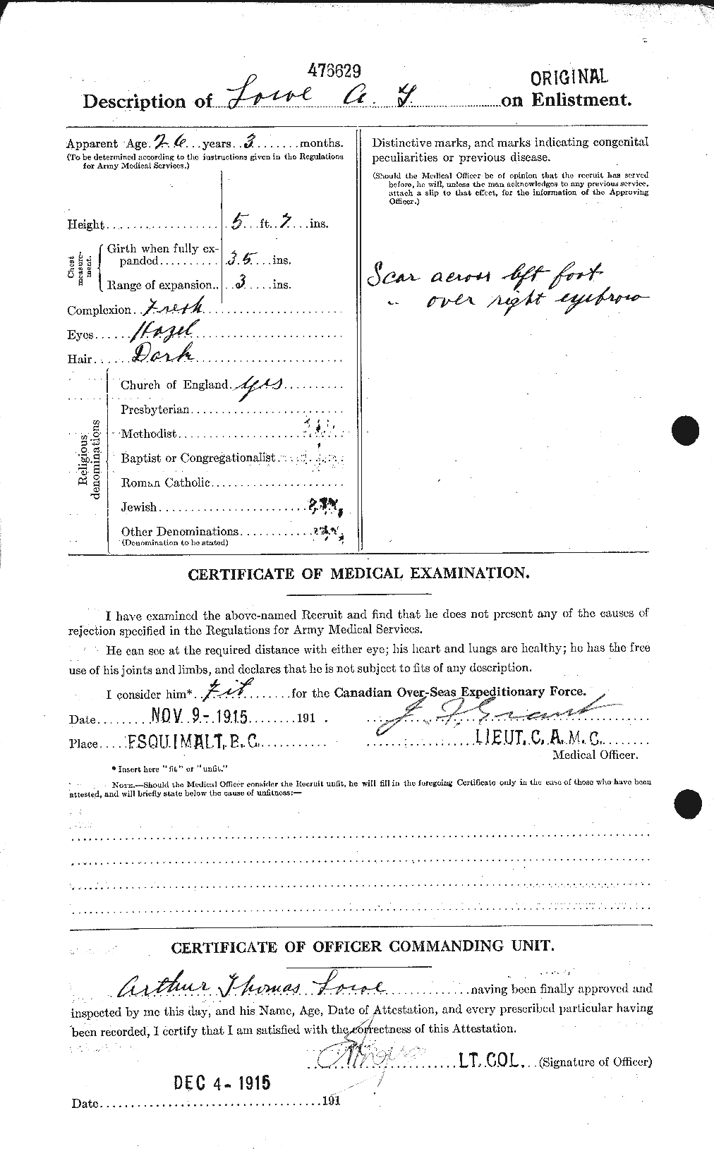 Personnel Records of the First World War - CEF 469510b