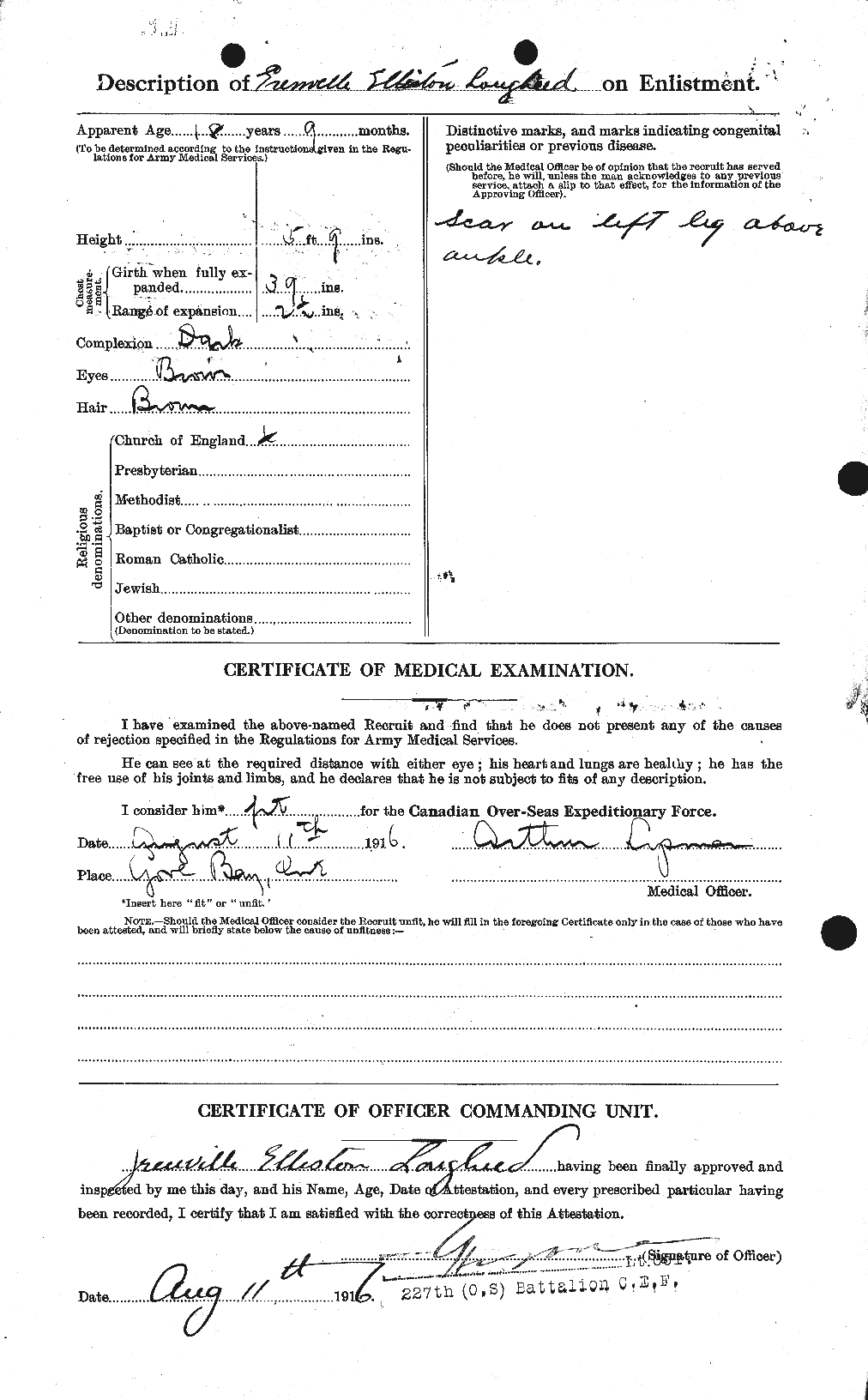 Personnel Records of the First World War - CEF 470398b