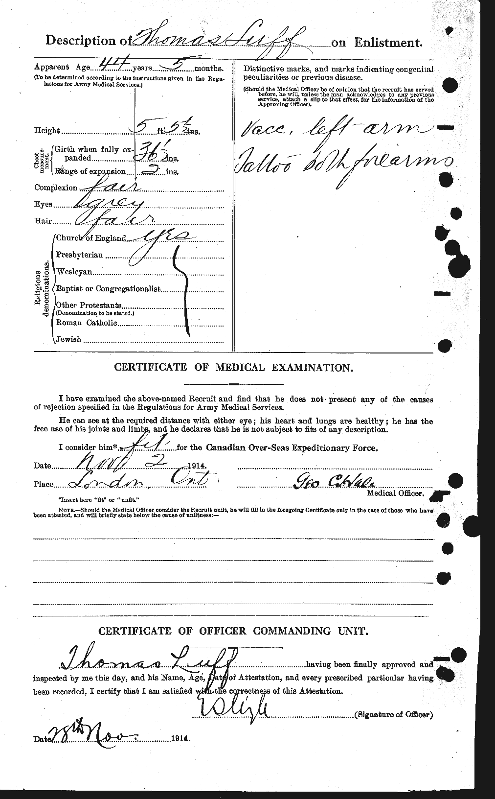 Personnel Records of the First World War - CEF 470629b