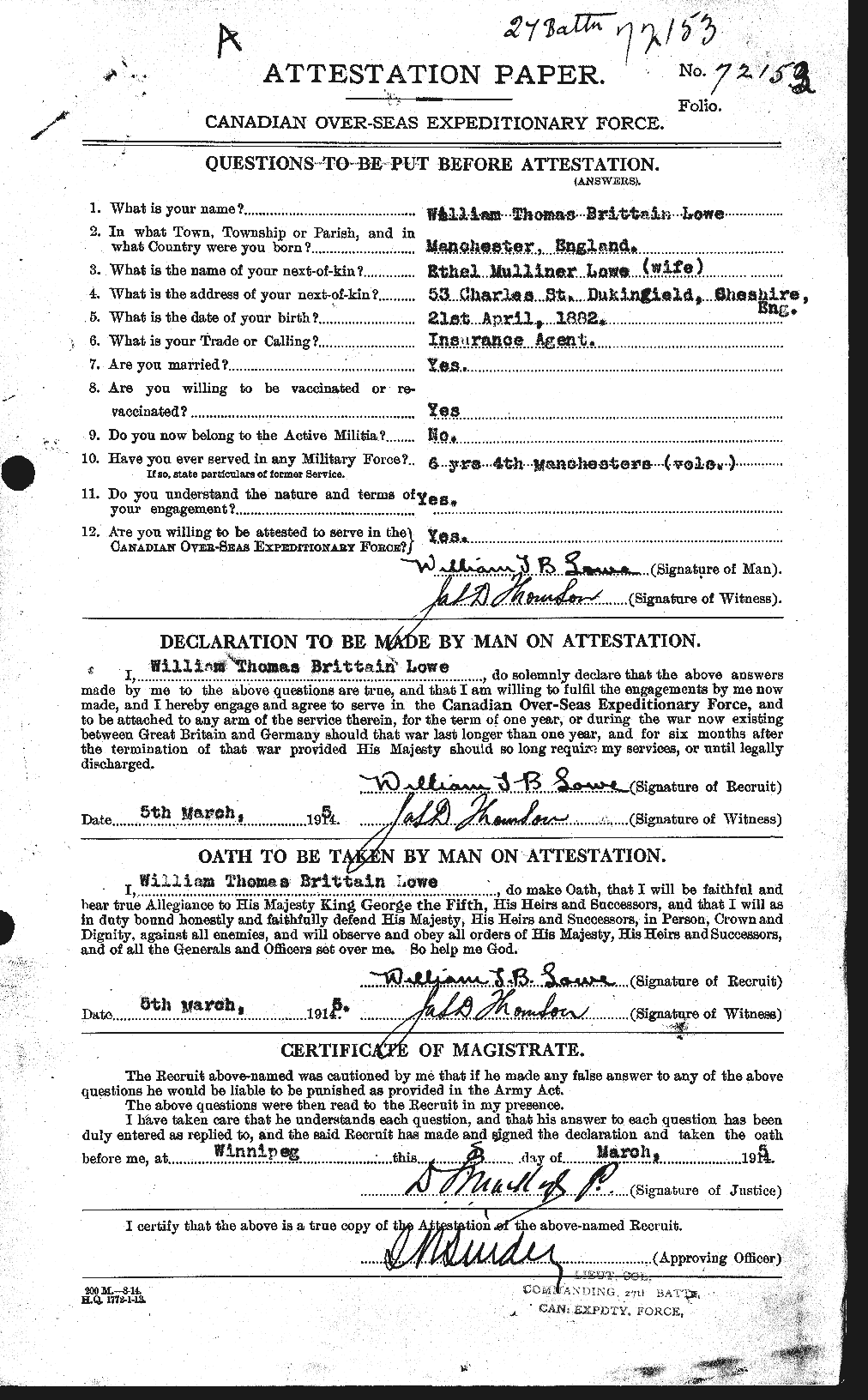 Personnel Records of the First World War - CEF 471239a