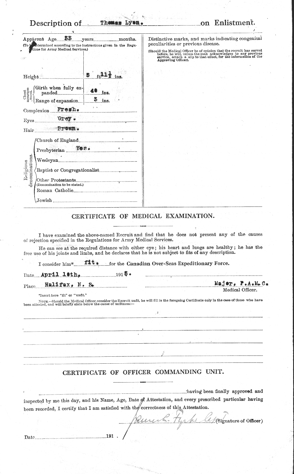 Personnel Records of the First World War - CEF 472970b
