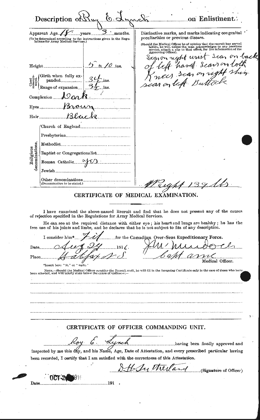 Personnel Records of the First World War - CEF 474171b