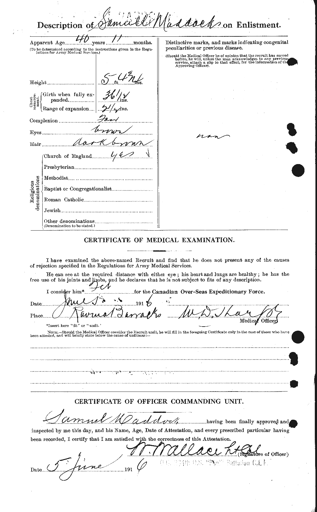 Personnel Records of the First World War - CEF 474797b