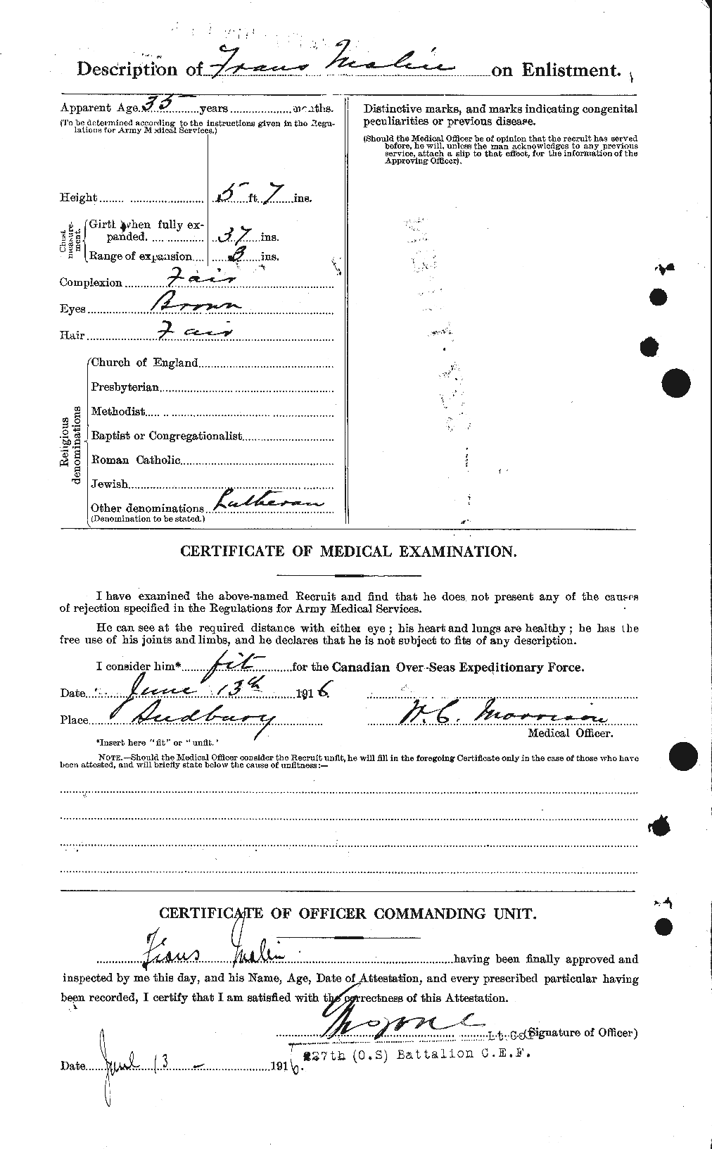 Personnel Records of the First World War - CEF 477410b