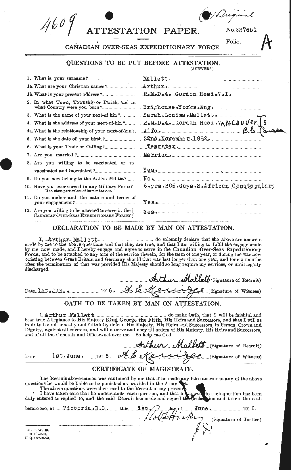 Personnel Records of the First World War - CEF 477515a