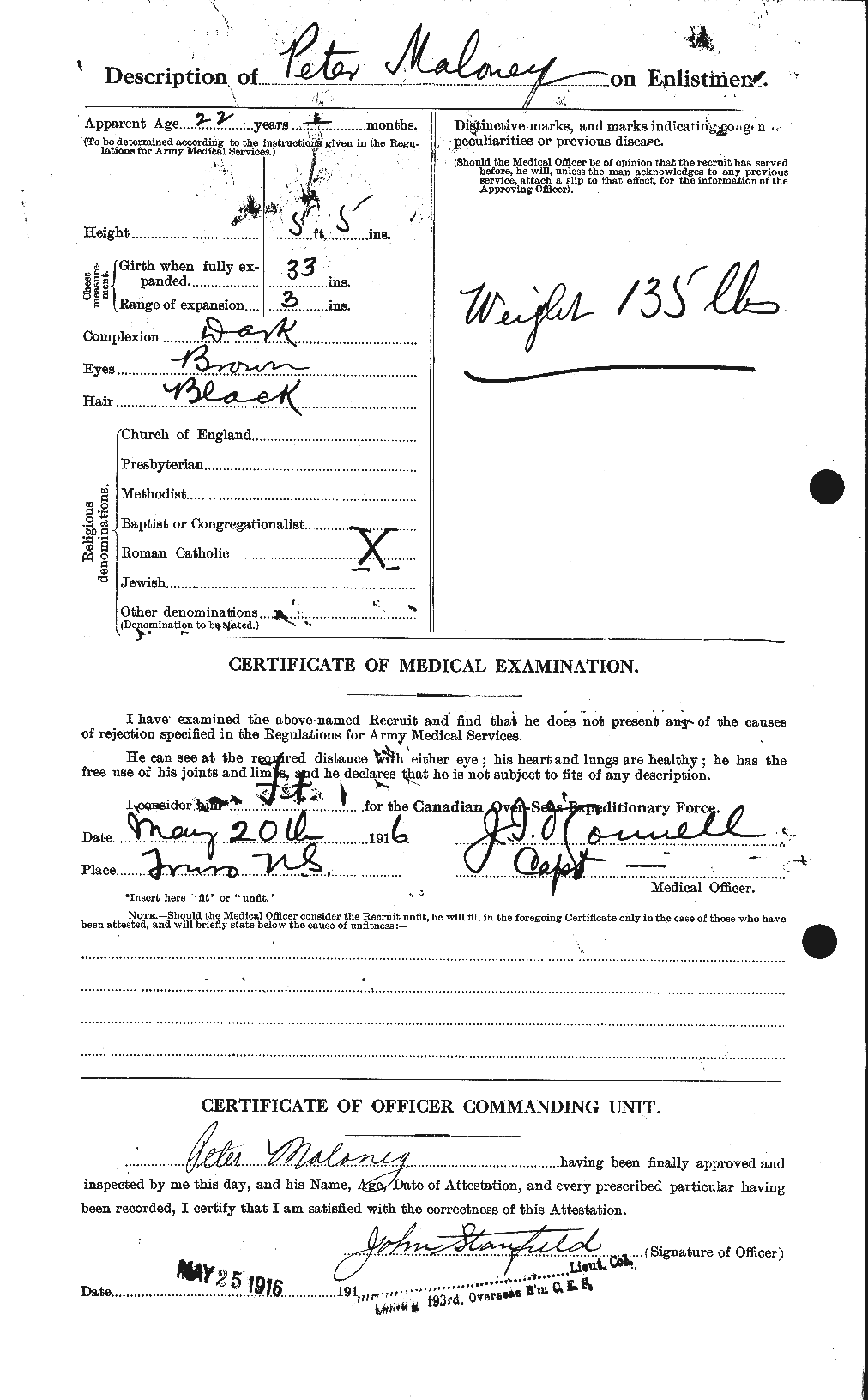 Personnel Records of the First World War - CEF 479022b