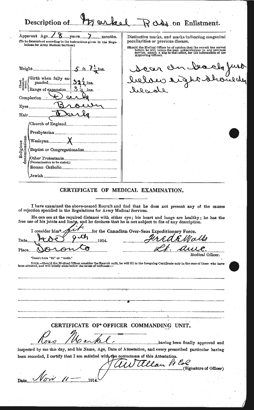 Personnel Records of the First World War - CEF 479288b