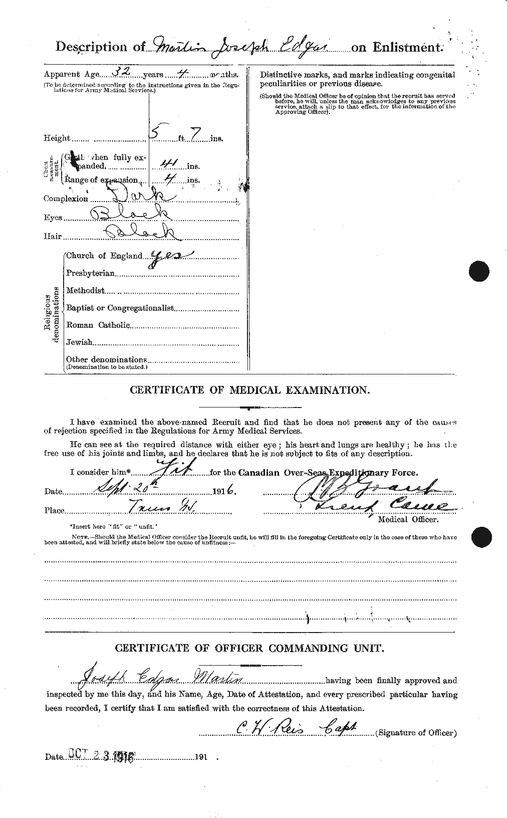 Personnel Records of the First World War - CEF 481065b
