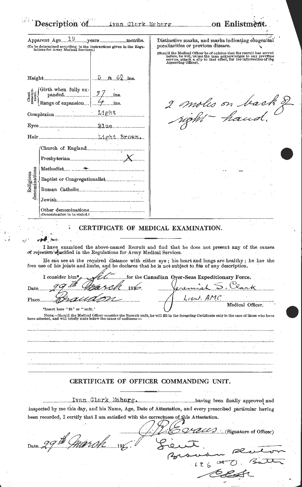 Personnel Records of the First World War - CEF 481957b