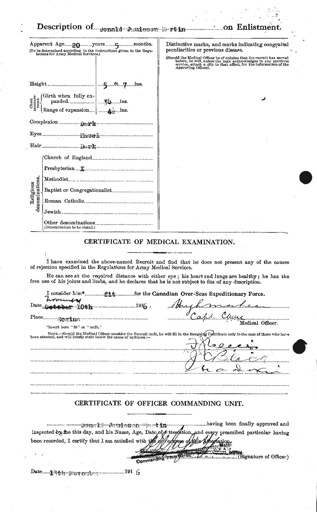 Personnel Records of the First World War - CEF 482828b