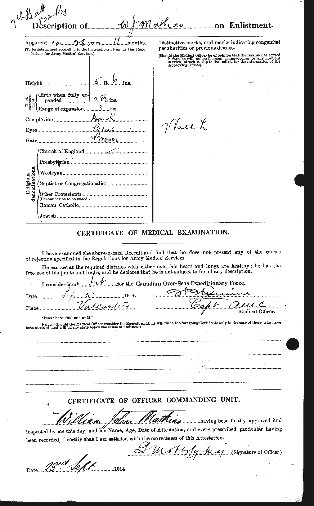 Personnel Records of the First World War - CEF 483760b