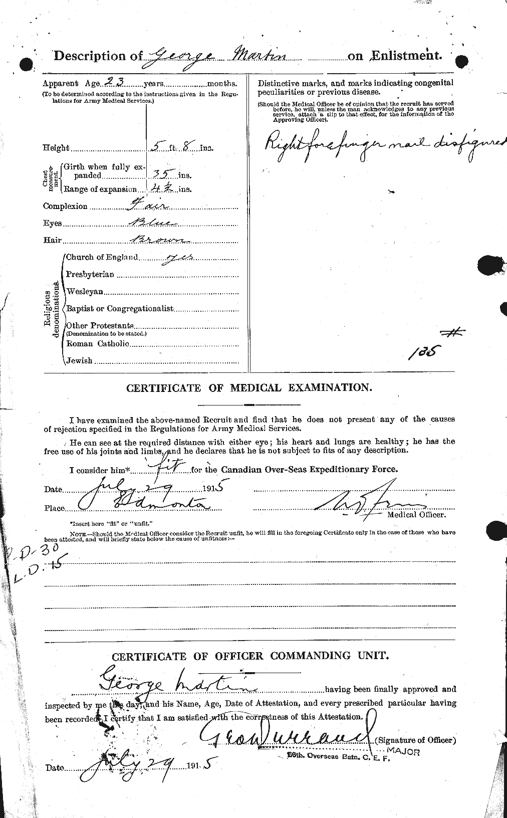 Personnel Records of the First World War - CEF 484956b