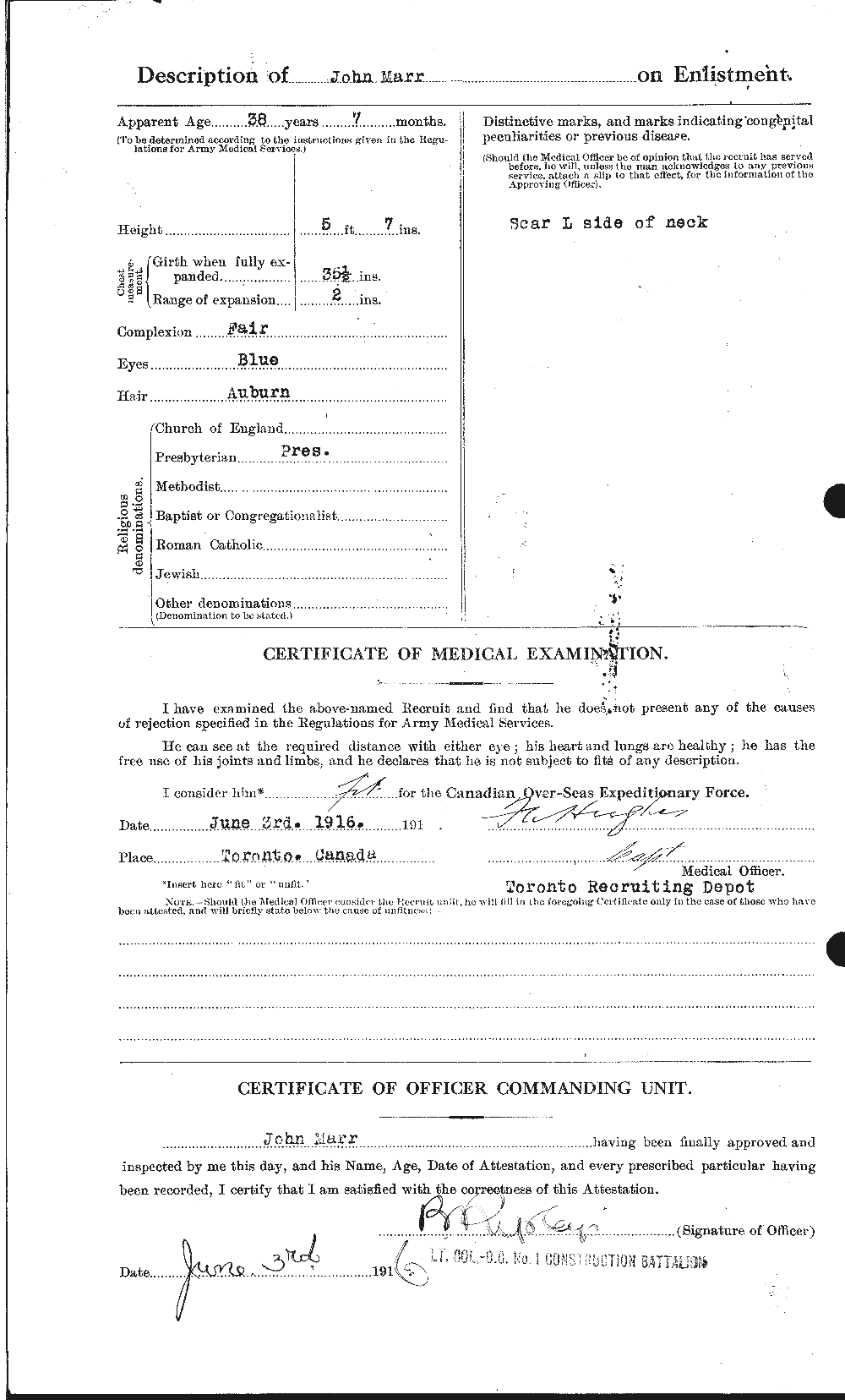 Personnel Records of the First World War - CEF 485656b