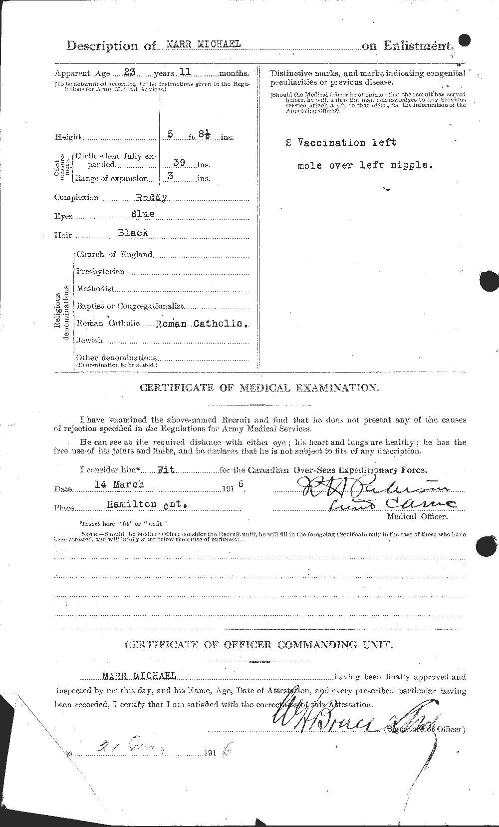 Personnel Records of the First World War - CEF 485667b