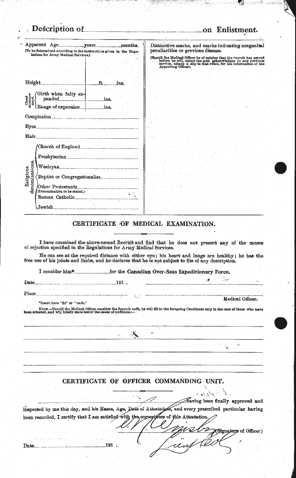 Personnel Records of the First World War - CEF 486046b