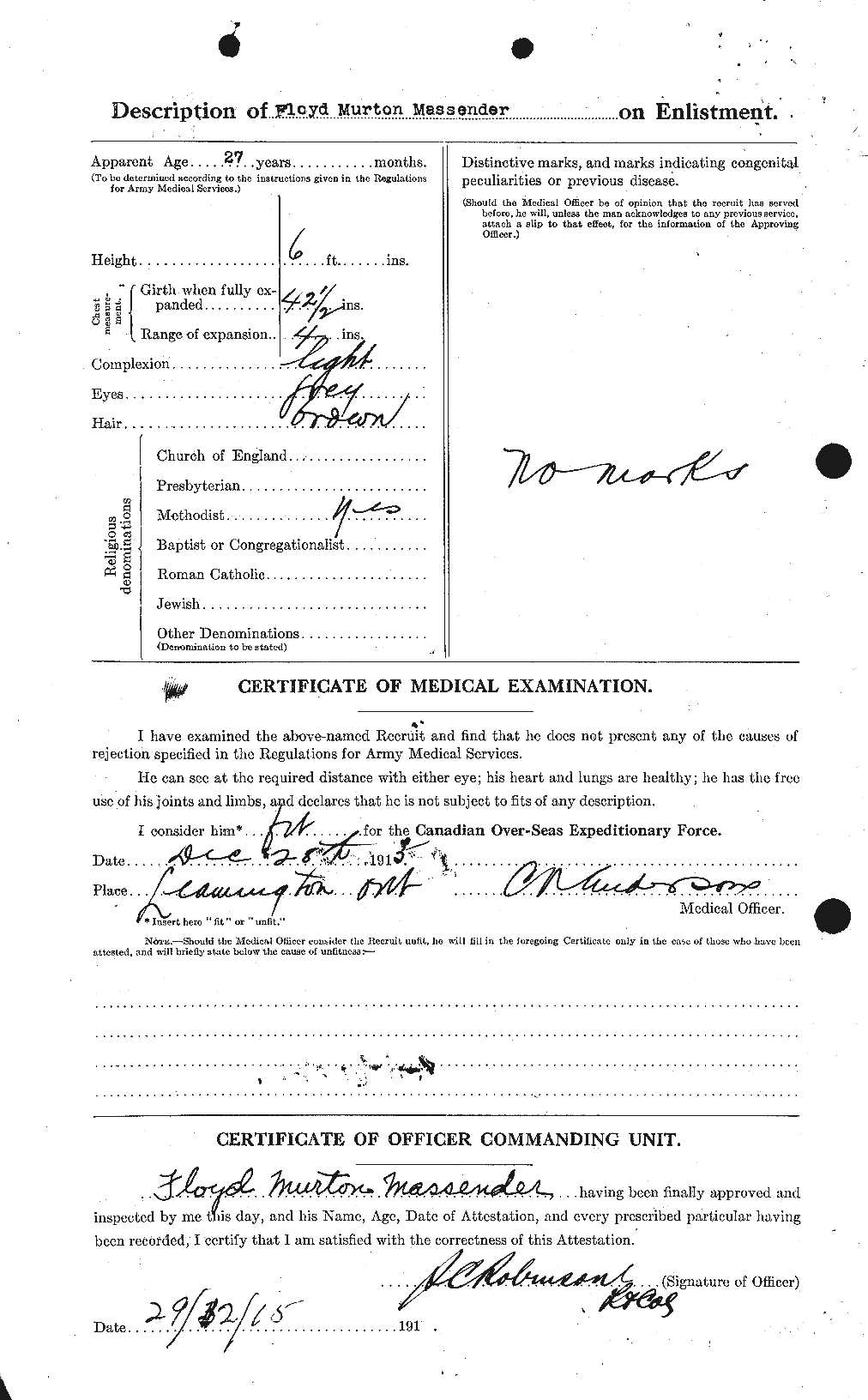 Personnel Records of the First World War - CEF 487003b