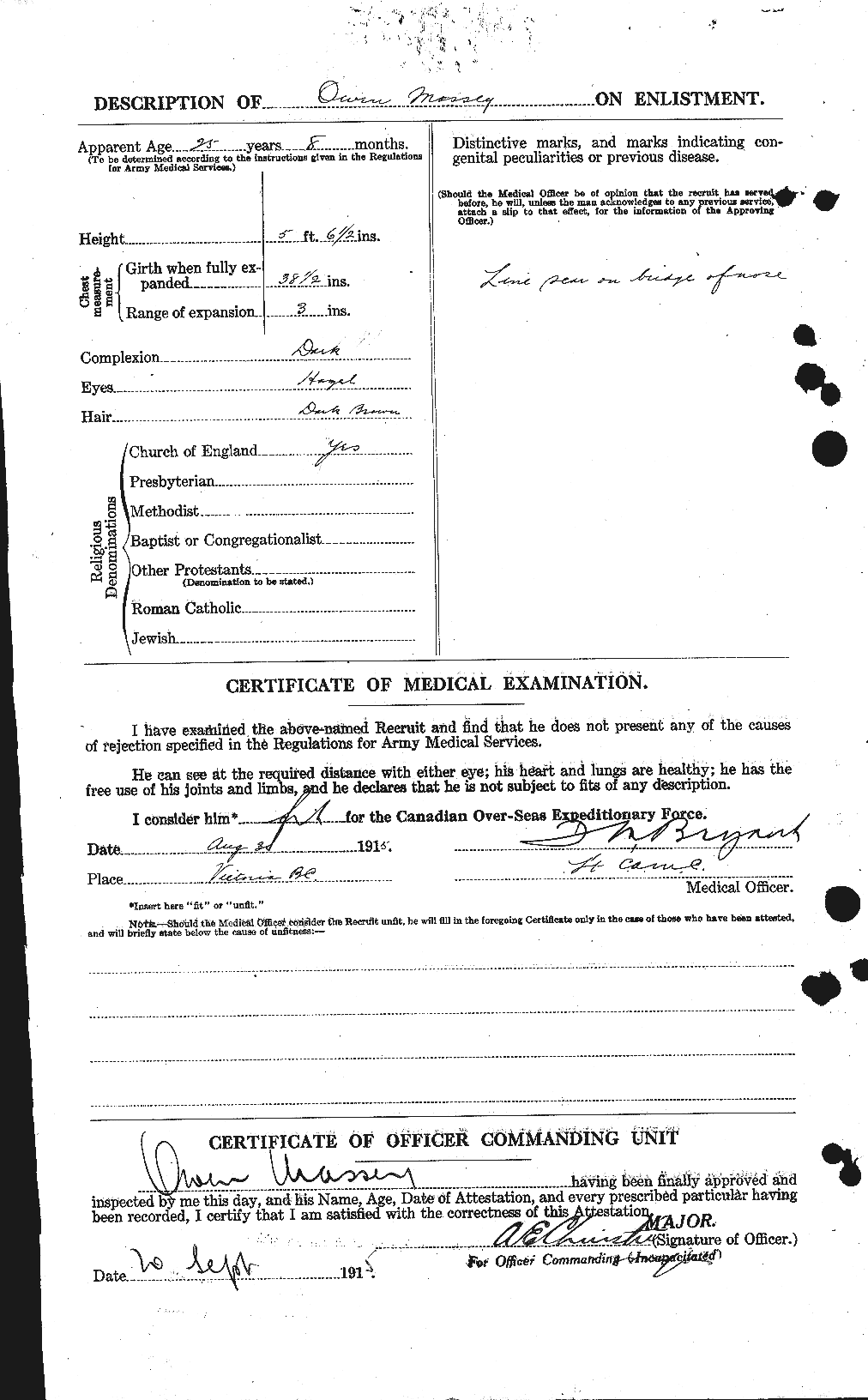 Personnel Records of the First World War - CEF 487092b
