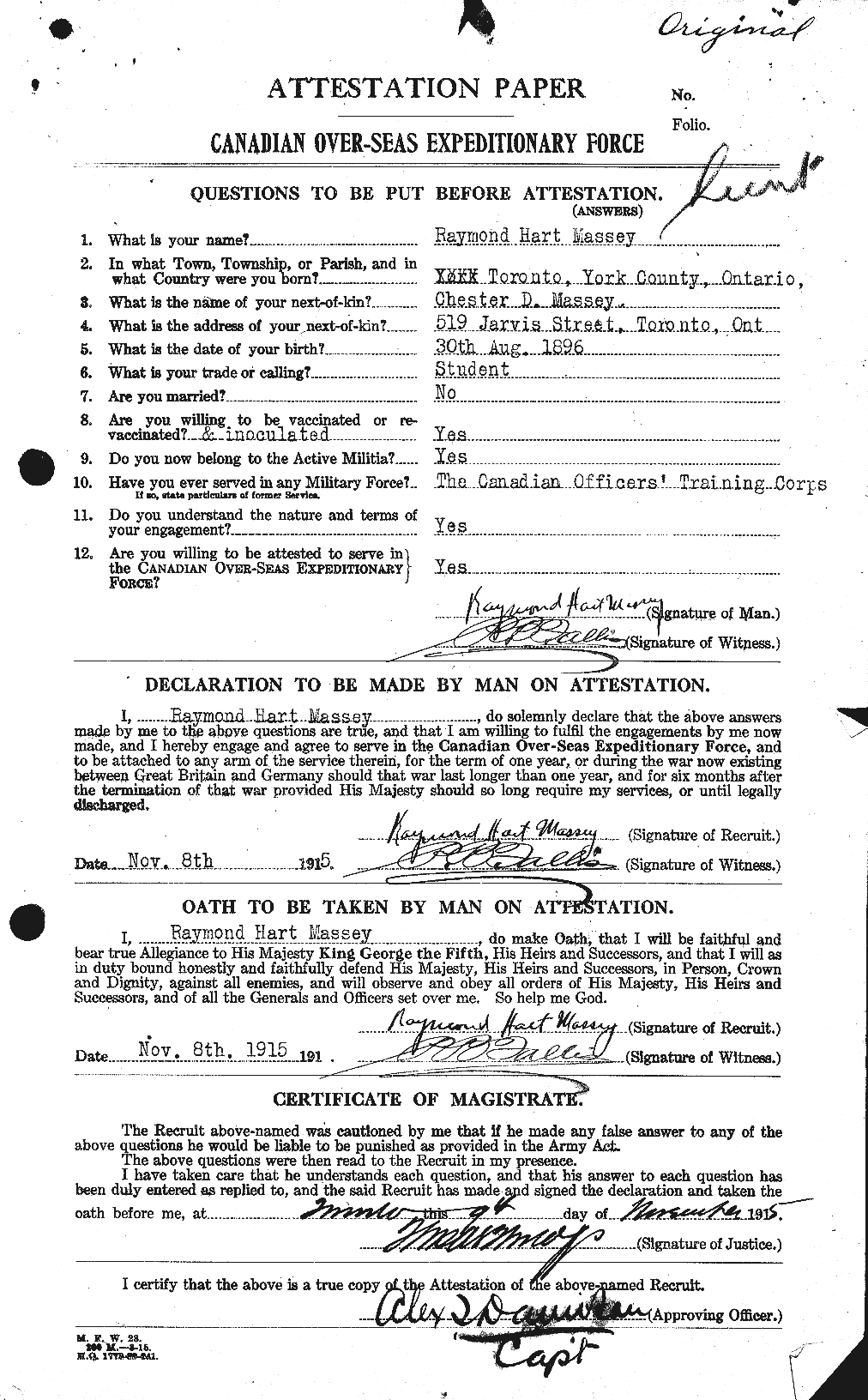 Personnel Records of the First World War - CEF 487094a