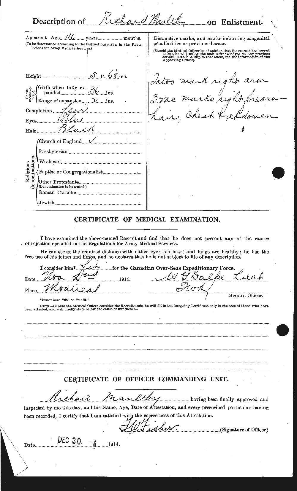 Personnel Records of the First World War - CEF 487787b