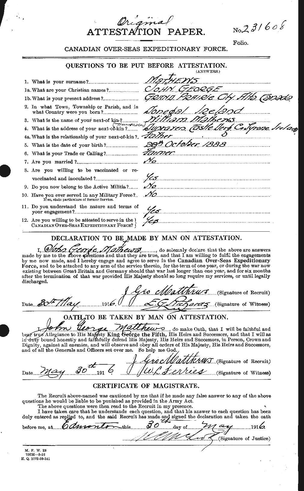 Personnel Records of the First World War - CEF 491235a