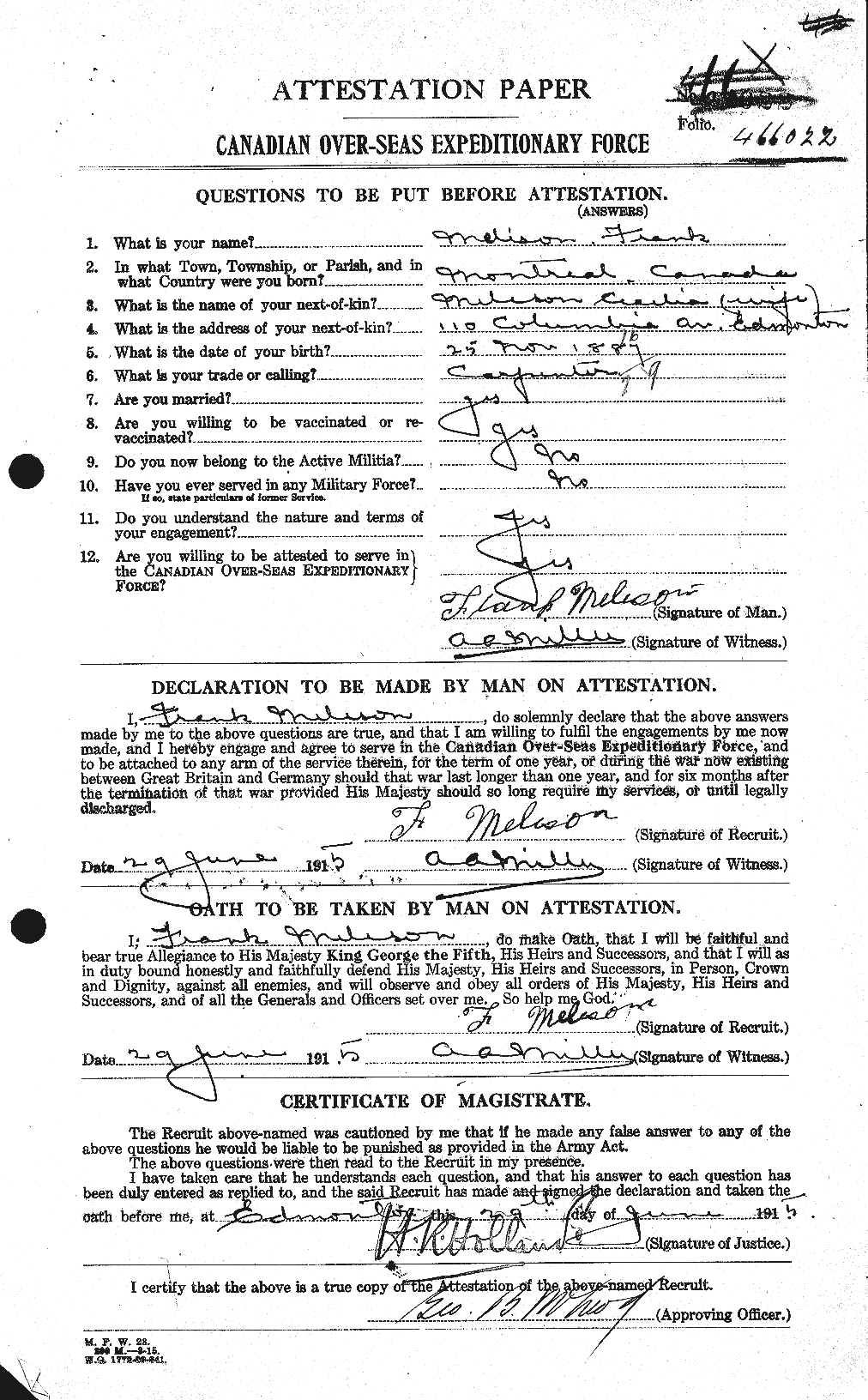 Personnel Records of the First World War - CEF 493682a
