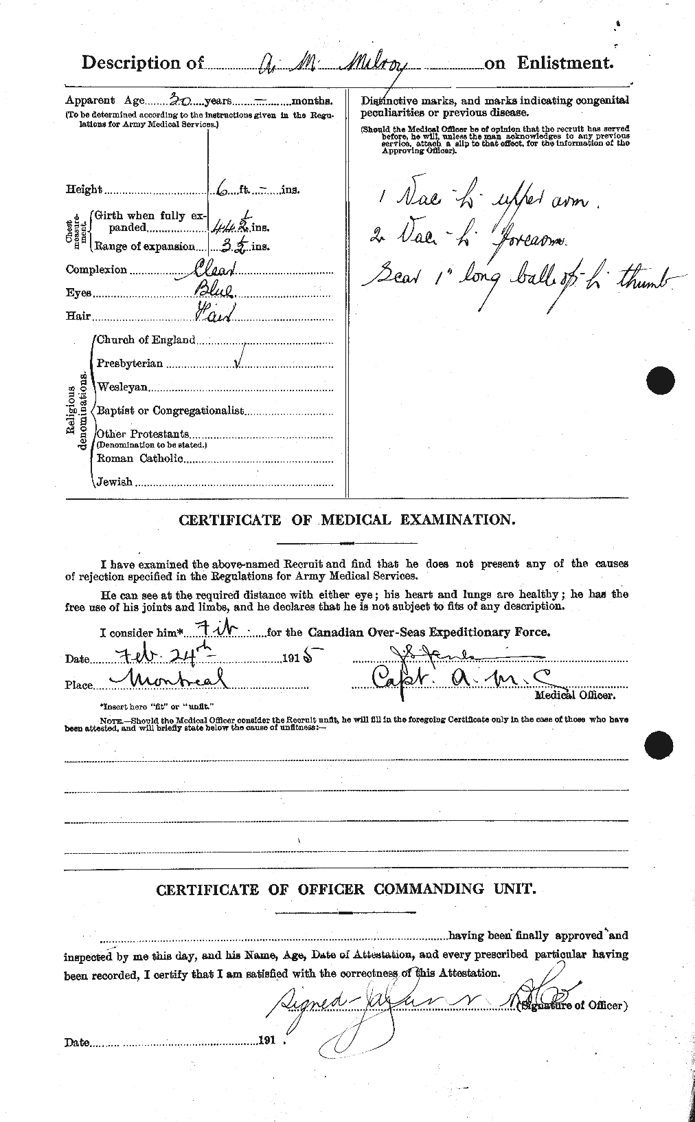 Personnel Records of the First World War - CEF 497485b