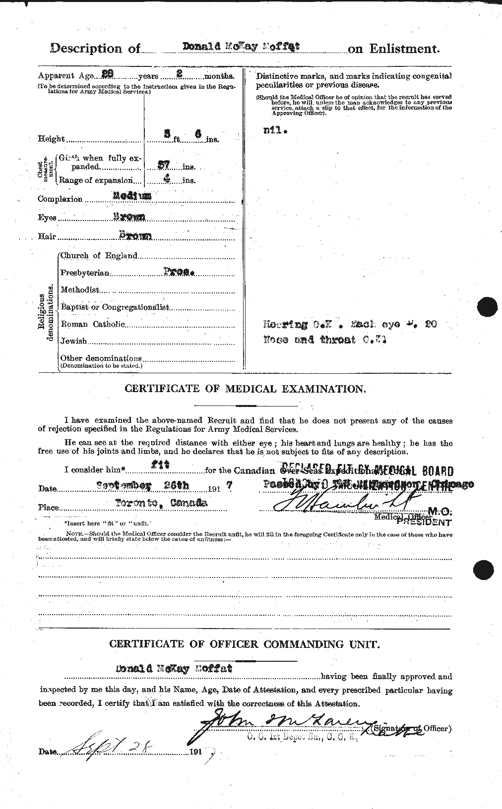 Personnel Records of the First World War - CEF 499005b
