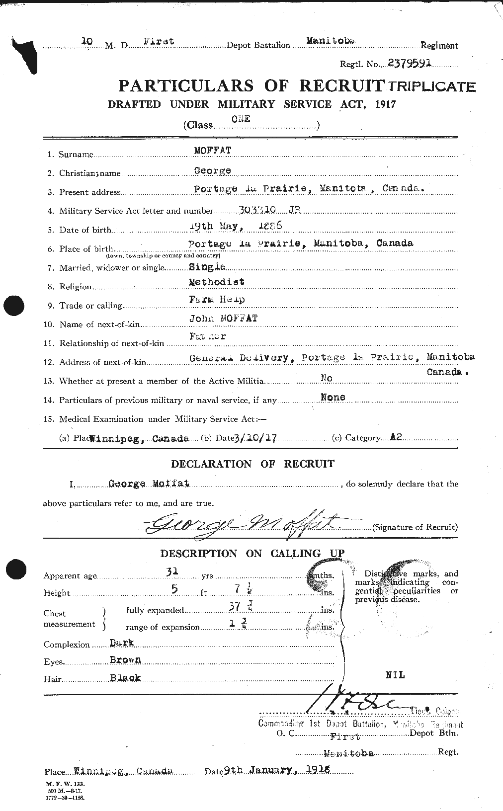 Personnel Records of the First World War - CEF 499014a