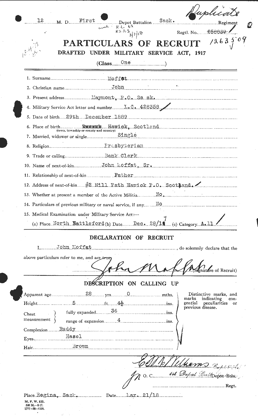 Personnel Records of the First World War - CEF 499041a