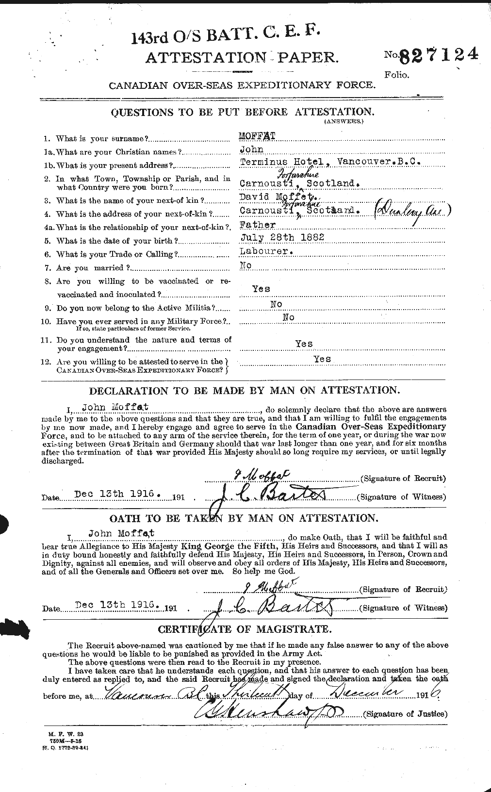 Personnel Records of the First World War - CEF 499045a