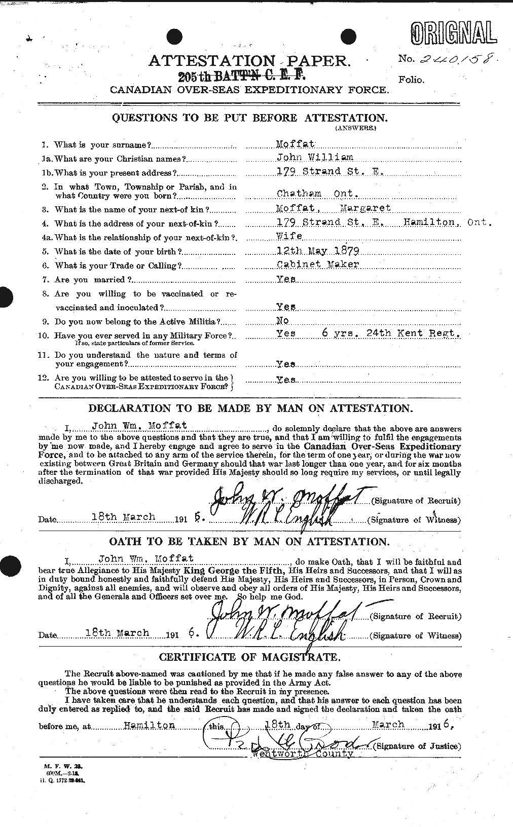 Personnel Records of the First World War - CEF 499052a